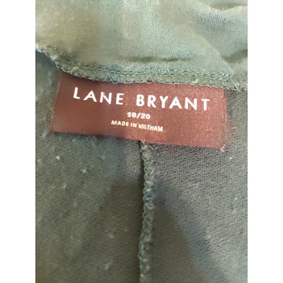 Lane Bryant Women's Long Sleeve V Neck Shirt Size 18/20 Hunter Green - Picture 7 of 9